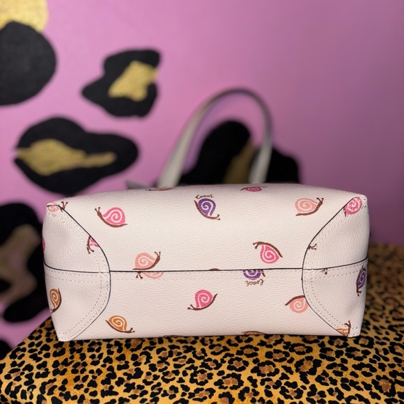 Coach OFF White and Multicolor mini Reversible tote with snails - Picture 3 of 4